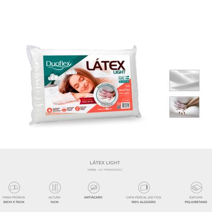 Imagem de Kit de 2 Travesseiros com 14cm Médios