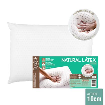 Imagem de Kit de 2 Travesseiros de Látex Natural Slim Duoflex