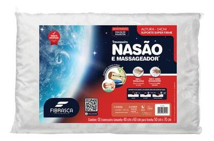 Imagem de Kit de 2 Travesseiros NASA + Massageador Fibrasca