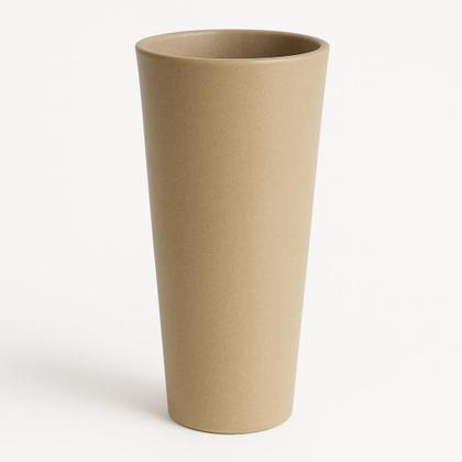 Imagem de Kit de 2 vasos para planta coluna redondo modelo diamante com efeito 3D decoração Casa e Jardim 29x25