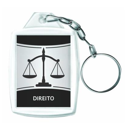 Imagem de Kit De 20 Chaveiros Acrílicos 3x4 Para Lembrancinhas Advocacia Direito