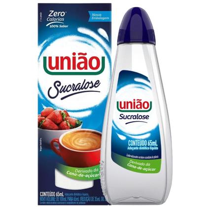 Imagem de Kit de 3 Adoçantes líquido 65ml Sucralose União