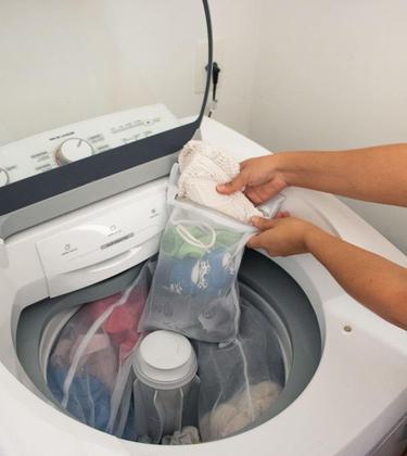 Imagem de Kit de 3 de sacos pmg para maquina de lavar roupas oikos