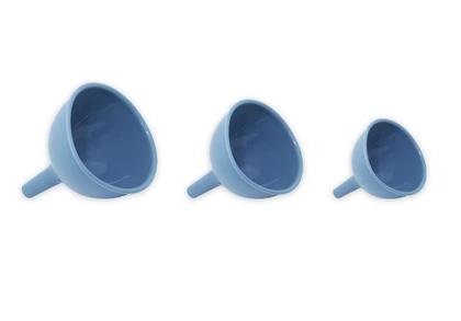 Kit de 3 Funis de Silicone Azul - OIKOS - Tampa de Silicone - Magazine ...