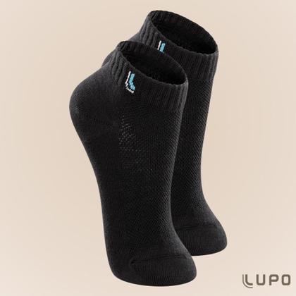 Imagem de Kit De 3 Pares Meia Lupo Sport Kids Cano Curto Infantil Algodão Cores Básicas Para Menino E Menina