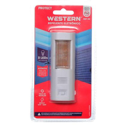 Imagem de Kit De 3 Repelentes Eletrônicos Com Luz Eletrônica Para Insetos Bivolt
