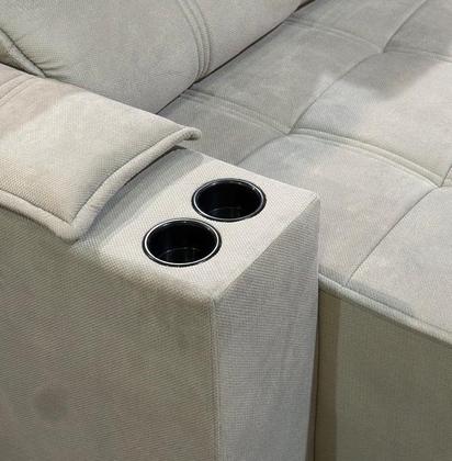 Imagem de Kit de 4 Suportes Porta Copo de Plastico para Braco de Sofa
