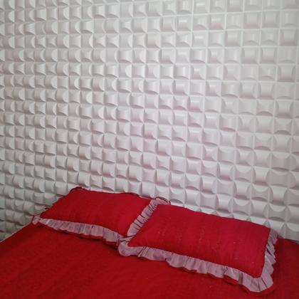 Imagem de Kit De 44 Placas Decorativa 3d Com Fita 3m Rendimento 11m²