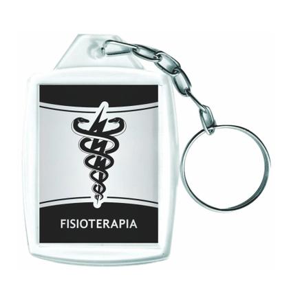 Imagem de Kit De 45 Chaveiros Acrílicos 3x4 Para Festas Formaturas Fisioterapia