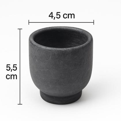 Imagem de Kit de 5 copos dose em pedra sabão rústico