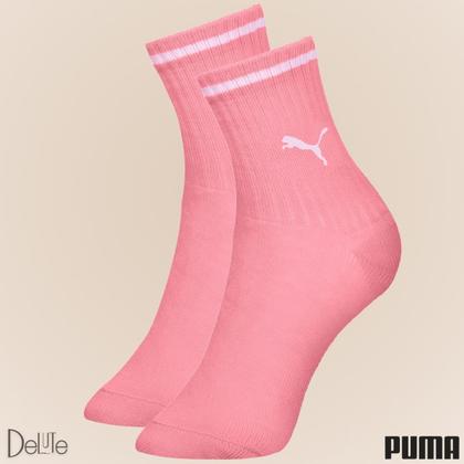 Imagem de Kit de 6 Pares de Meias Puma Modelo Cano Longo Infantil com Calcanhar Verdadeiro Menino e Menina