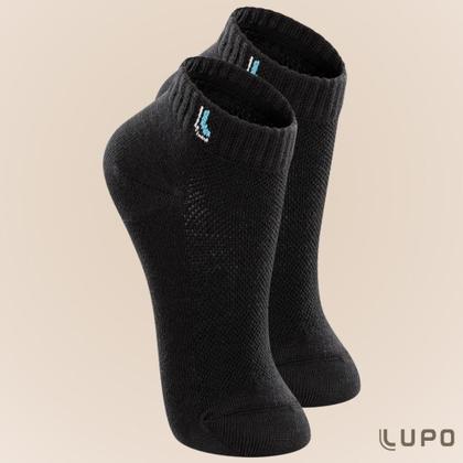 Imagem de Kit De 6 Pares Meia Lupo Sport Kids Cano Curto Infantil Algodão Cores Básicas Para Menino E Menina