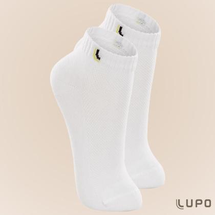 Imagem de Kit De 6 Pares Meia Lupo Sport Kids Cano Curto Infantil Algodão Cores Básicas Para Menino E Menina