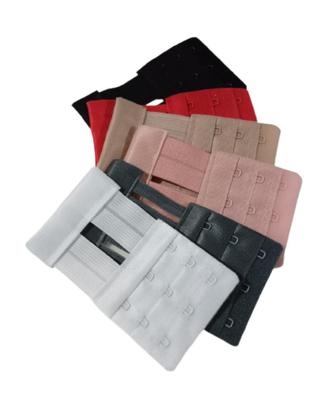 Imagem de Kit de 7 extensores Elásticos para Sutiã Médio 3 Ganchos e 3 Regulagens