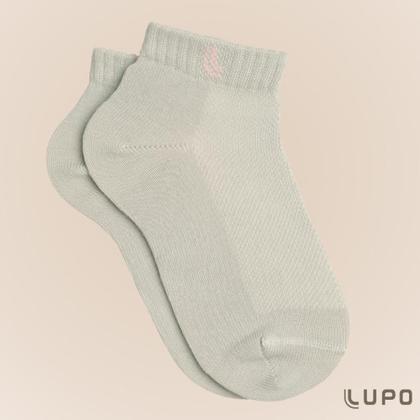 Imagem de Kit De 9 Pares Meia Lupo Sport Kids Cano Curto Infantil Algodão Cores Básicas Para Menino E Menina