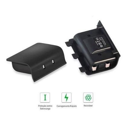 Imagem de Kit de Acessorios 4 em 1 Suporte Base Vertical Carregador Cooler Porta Jogos 2 Baterias Dock Xbox One X