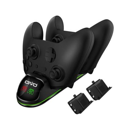 Imagem de Kit de Acessorios 4 em 1 Suporte Base Vertical Carregador Cooler Porta Jogos 2 Baterias Dock Xbox One X