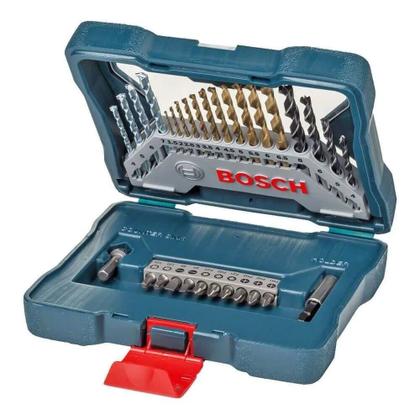 Imagem de Kit de Acessorios Brocas e Bits X-Line com 30 pecas com Maleta BOSCH