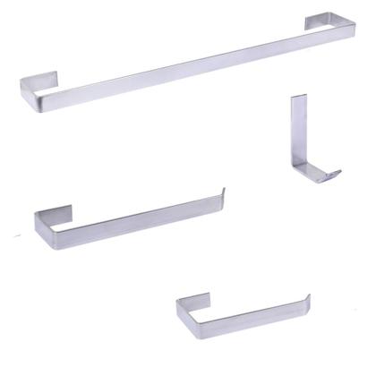 Imagem de Kit De Acessórios Para Banheiro 4 Peças Stander Branco