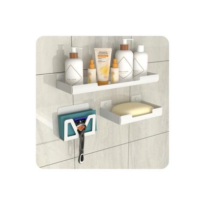 Imagem de Kit de Acessórios Para Banheiro 7 Peças Branco UN.ELG