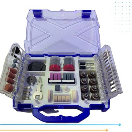 Imagem de Kit De Acessórios Para Micro E Mini Retífica Com 145 Peças