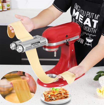 Imagem de Kit de acessórios Pasta Maker FavorKit para misturadores KitchenAid 3 em 1