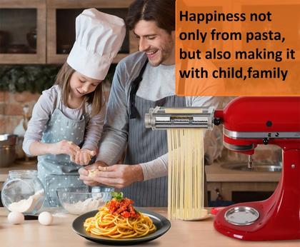 Imagem de Kit de acessórios Pasta Maker FavorKit para misturadores KitchenAid 3 em 1