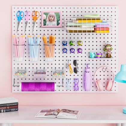 Imagem de Kit de acessórios Peg Board Organizer INCLY para garagem, 30 unidades