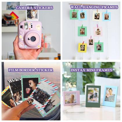 Imagem de Kit de acessórios WOGOZAN para Fujifilm Instax Mini 12 lilás roxo