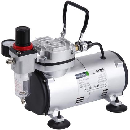 Imagem de Kit de aerógrafo Timbertech AS18-2K com kit de partida de compressor