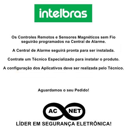 Imagem de Kit de Alarme Intelbras com 04 sensores sem fio