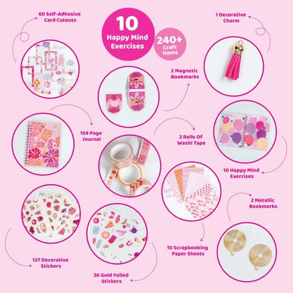 Imagem de Kit de Álbum de Recortes DIY JackInTheBox para Meninas (8-12 anos)