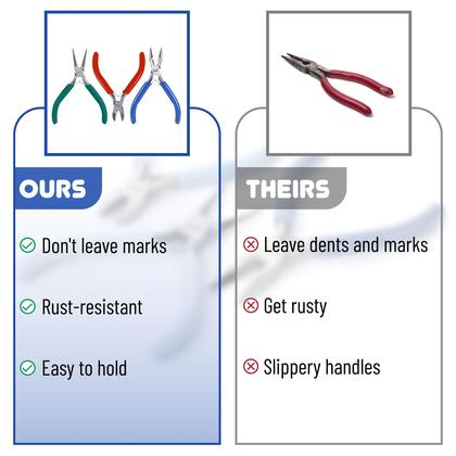 Imagem de Kit de alicates de joias Mr. Pen, pacote com 3 mini alicates de bico de corrente