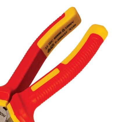 Imagem de Kit de Alicates Isolados Universal 8", Bico 8", Corte Diagonal 6" 1000V VDE Noll