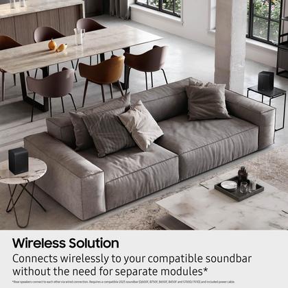 Imagem de Kit de alto-falantes traseiros sem fio SAMSUNG 9250S Black SWA-9250S/ZA