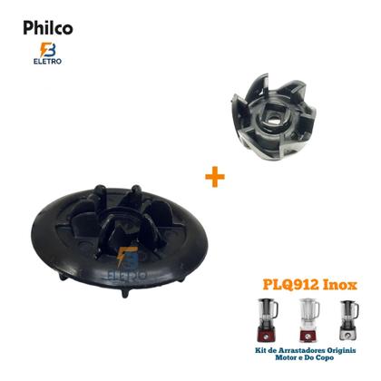 Imagem de Kit de Arrastes do Motor e Do Copo Liquidificador Philco PLQ912 INOX