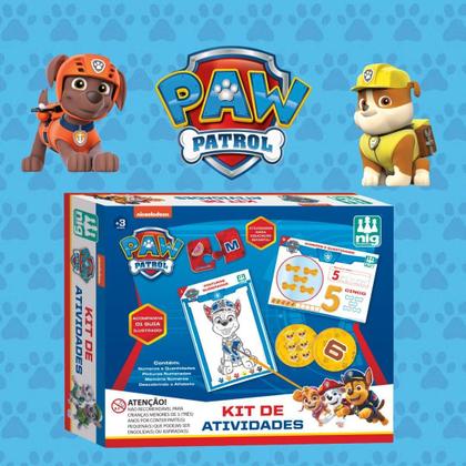 Imagem de Kit De Atividade Patrulha Canina Educativo Nig Brinquedos