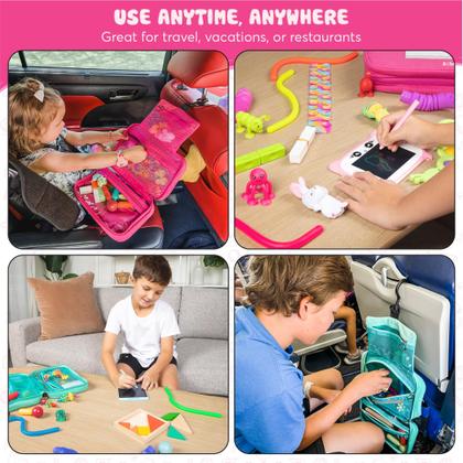 Imagem de Kit de atividades de viagem Happy Little Traveler com bolsa suspensa