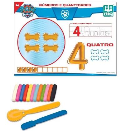 Imagem de Kit de Atividades em Madeira com Massinha Patrulha Canina NIG Brinquedos