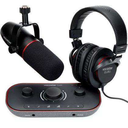 Imagem de KIT de Áudio Focusrite Vocaster Two Studio C/ Microfone+Fone