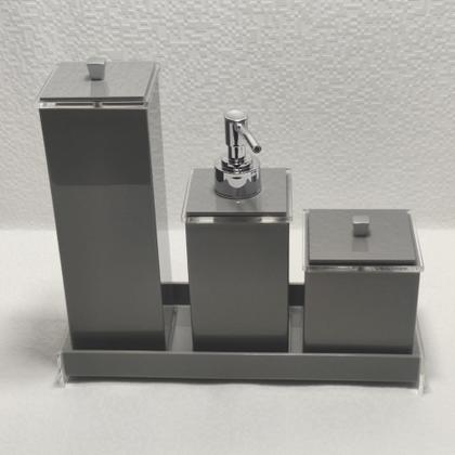 Imagem de Kit de banheiro acrilico 4 peças promocional