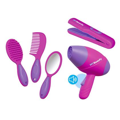 Imagem de Kit De Beleza My Beauty Secador Com Som - Usual Brinquedos