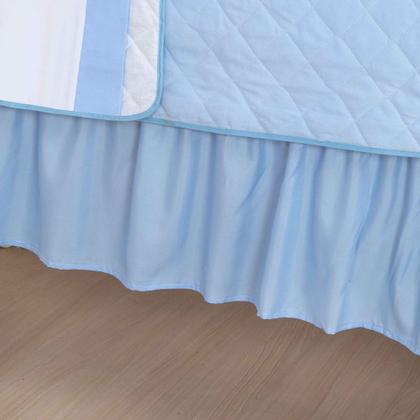 Imagem de Kit de berco masculino e feminino nuvem de amor principe e princesa com 12 pçs com saia e protetor