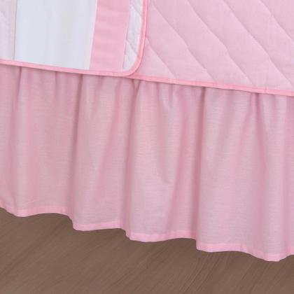 Imagem de Kit de berco masculino e feminino nuvem de amor principe e princesa com 12 pçs com saia e protetor