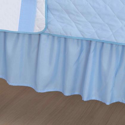 Imagem de Kit de berco masculino e feminino nuvem de amor principe e princesa com 12 pçs com saia e protetor