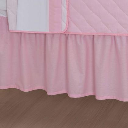 Imagem de Kit de berco masculino e feminino nuvem de amor principe e princesa com 12 pçs com saia e protetor