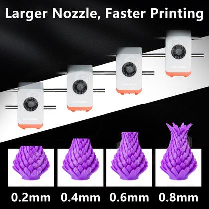 Imagem de Kit de bicos de aço temperado SAHVAIM para impressora 3D Anycubic Kobra