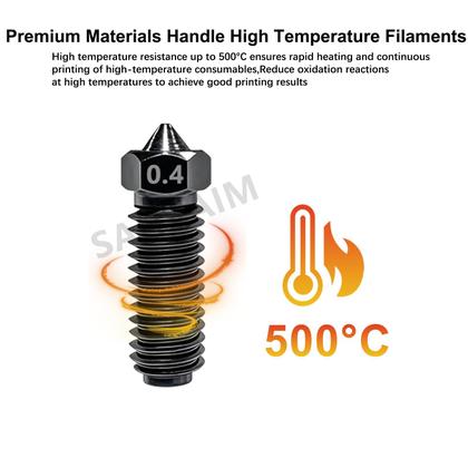 Imagem de Kit de bicos de aço temperado SAHVAIM para impressora 3D Anycubic Kobra