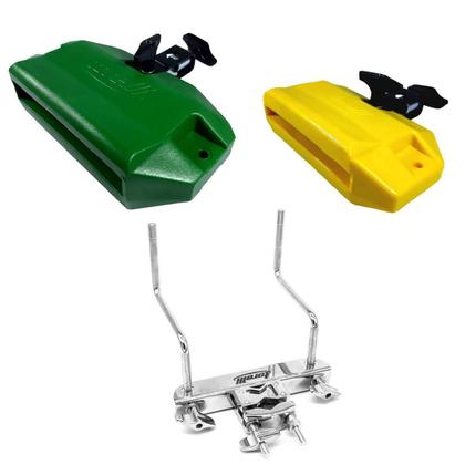 Imagem de Kit De Bloco Sonoro Grave E Agudo + Rack Duplo Torelli
