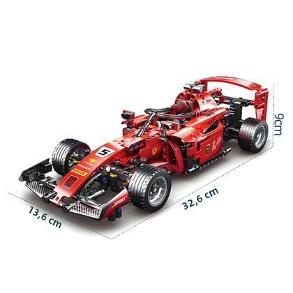 Imagem de Kit de Blocos de Construção de Carro de Corrida RC Toylinx F1 - Controle Remoto